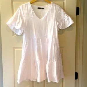 White Tier Dress